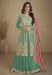 Picture of Chiffon Dark Slate Grey Straight Cut Salwar Kameez