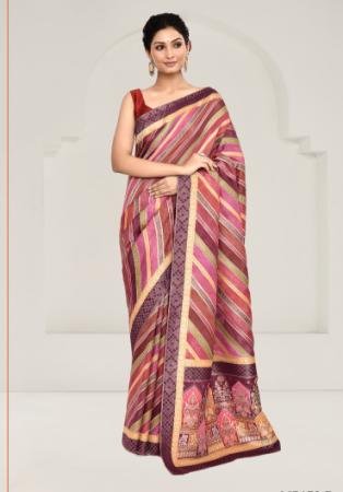 Picture of Amazing Silk Pink Saree