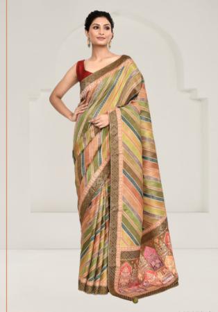 Picture of Shapely Silk Pale Green Saree