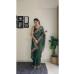 Picture of Delightful Georgette Sea Green Saree