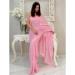 Picture of Nice Georgette Light Coral Saree