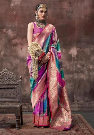 Picture of Marvelous Silk Hot Pink Saree