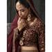 Picture of Enticing Georgette Maroon Lehenga Choli