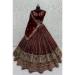 Picture of Magnificent Georgette Maroon Lehenga Choli