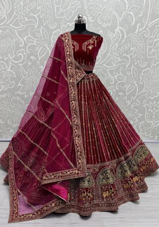 Picture of Classy Georgette Light Coral Lehenga Choli