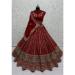 Picture of Resplendent Georgette Maroon Lehenga Choli