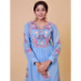 Picture of Charming Georgette Sky Blue Readymade Salwar Kameez