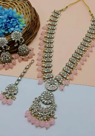 Picture of Excellent Rosy Brown Necklace Set