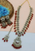 Picture of Pretty Maroon Necklace Set