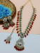 Picture of Pretty Maroon Necklace Set