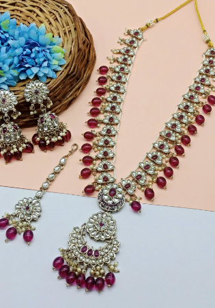 Picture of Enticing Purple Necklace Set