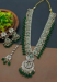 Picture of Well Formed Forest Green Necklace Set