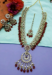 Picture of Stunning Maroon Necklace Set