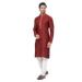 Picture of Shapely Chiffon Maroon Kurtas