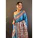 Picture of Amazing Silk Steel Blue Saree