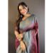 Picture of Ravishing Silk Rosy Brown Saree