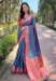 Picture of Appealing Silk Slate Blue Saree