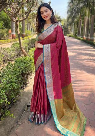 Picture of Sublime Silk Light Coral Saree