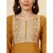 Picture of Well Formed Cotton Chocolate Readymade Salwar Kameez