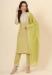 Picture of Magnificent Cotton Dark Khaki Readymade Salwar Kameez