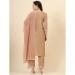 Picture of Grand Cotton Dark Khaki Readymade Salwar Kameez