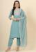 Picture of Excellent Cotton Cadet Blue Readymade Salwar Kameez