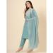 Picture of Excellent Cotton Cadet Blue Readymade Salwar Kameez