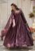 Picture of Radiant Chiffon Dim Gray Readymade Gown