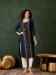 Picture of Ravishing Rayon Navy Blue Kurtis & Tunic