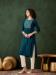 Picture of Pretty Rayon Midnight Blue Kurtis & Tunic