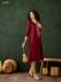 Picture of Ravishing Rayon Maroon Kurtis & Tunic