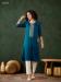 Picture of Magnificent Rayon Navy Blue Kurtis & Tunic