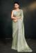 Picture of Beautiful Satin & Silk Dark Sea Green Saree