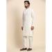 Picture of Beautiful Cotton & Georgette Off White Kurtas