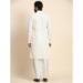 Picture of Beautiful Cotton & Georgette Off White Kurtas