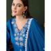 Picture of Nice Cotton Navy Blue Readymade Salwar Kameez