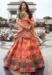 Picture of Pretty Silk Coral Lehenga Choli