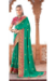 Picture of Pretty Silk Dark Green Saree