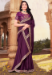 Picture of Well Formed Silk Purple Saree