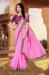 Picture of Stunning Silk Hot Pink Saree