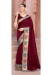 Picture of Lovely Silk Maroon Saree