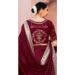 Picture of Lovely Silk Maroon Saree