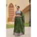 Picture of Taking Georgette Dark Olive Green Lehenga Choli