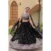 Picture of Grand Georgette Black Lehenga Choli