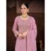 Picture of Fine Georgette Plum Readymade Salwar Kameez