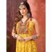 Picture of Fine Georgette Yellow Readymade Gown