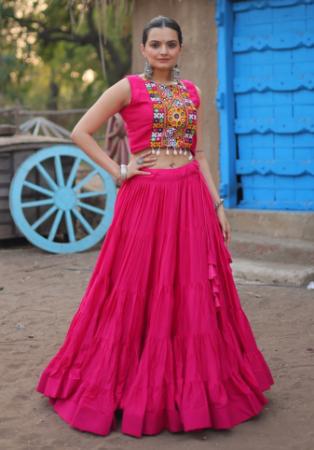 Picture of Ideal Rayon Light Coral Lehenga Choli