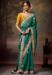 Picture of Shapely Organza Sea Green Saree