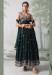 Picture of Georgette Dark Slate Grey Anarkali Salwar Kameez