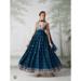 Picture of Magnificent Georgette Navy Blue Anarkali Salwar Kameez